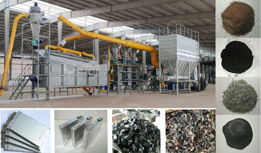 lithium battery recycling plants