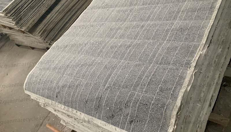 Photovoltaic panels after removing the glass