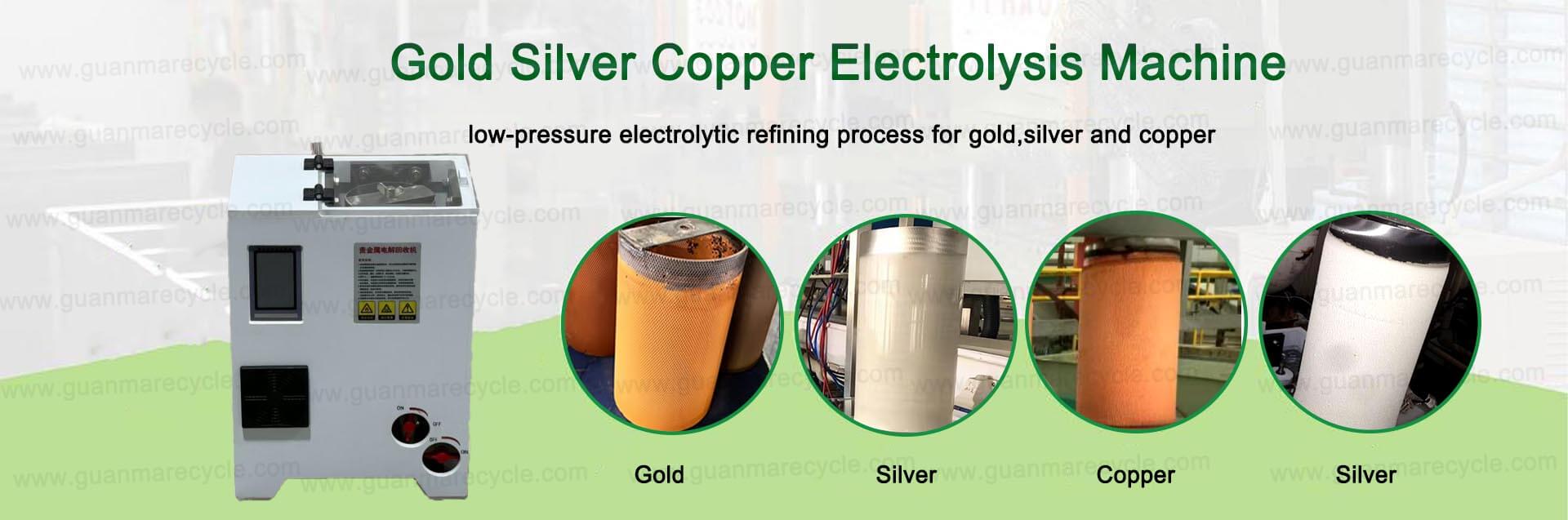 Silver Copper Gold Electrolysis Machine