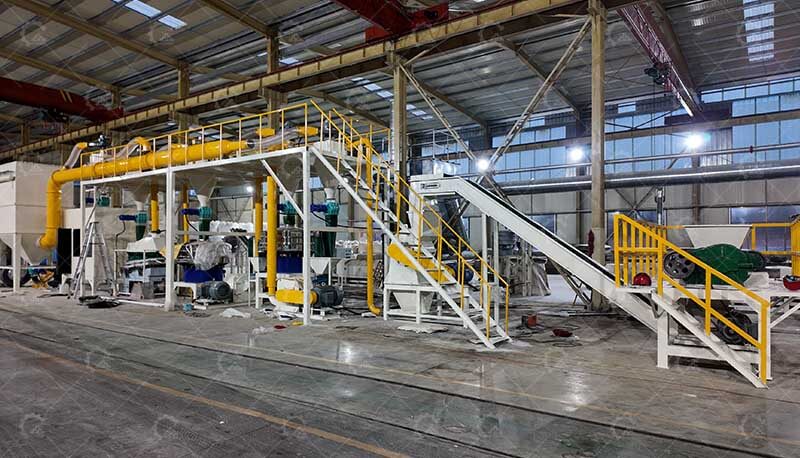 Solar Panel Crushing and Sorting Production Line