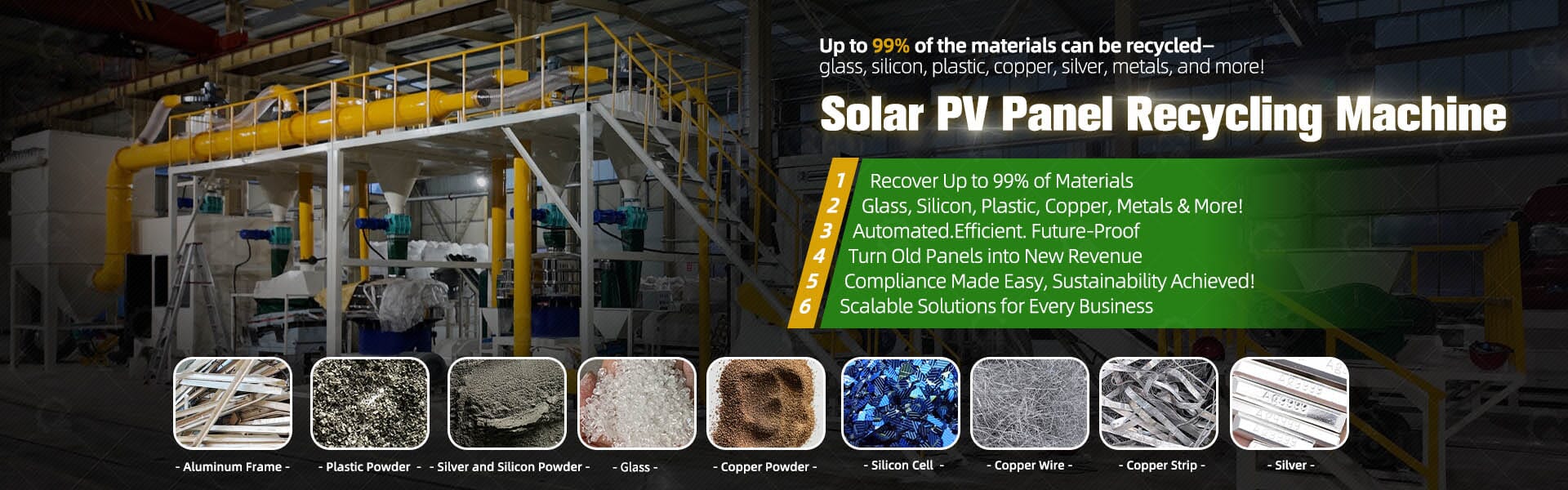 Solar PV Panel Recycling Machinery