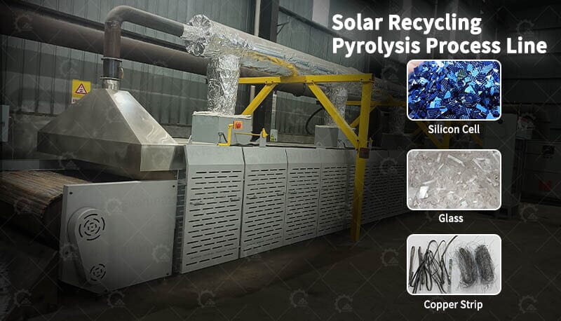 Solar Recycling Pyrolysis Process Line
