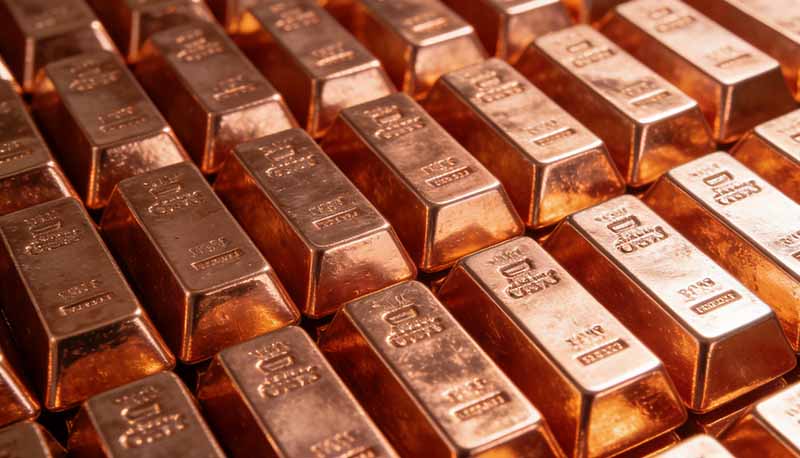 copper ingots