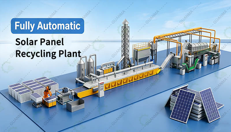 Fully Automated Solar Panel Recycling Plant