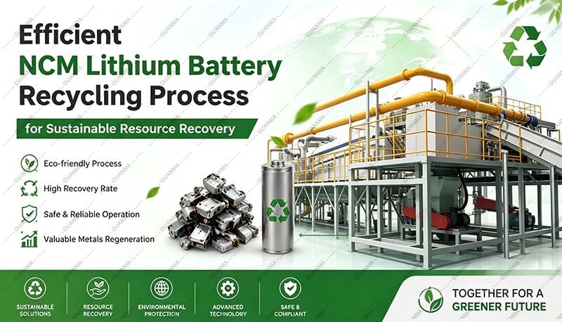 Efficient NCM Lithium Battery Recycling Process for Sustainable Resource Recovery