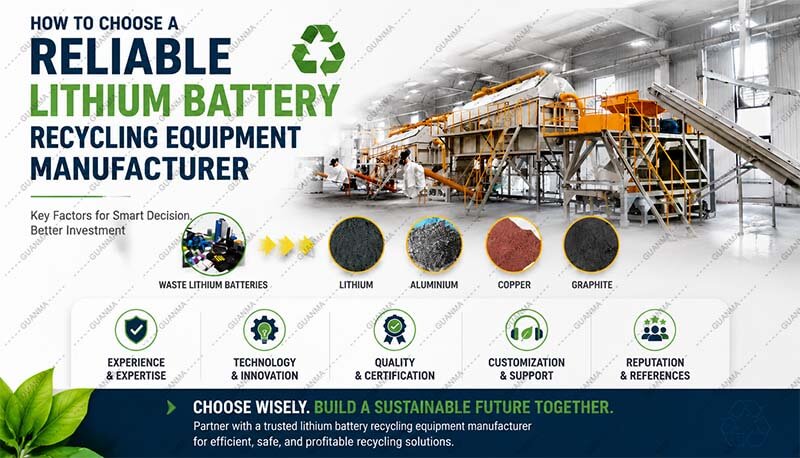 Lithium Battery Recycling Equipment Manufacturer