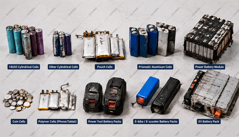 Scrap Lithium Ion Batteries
