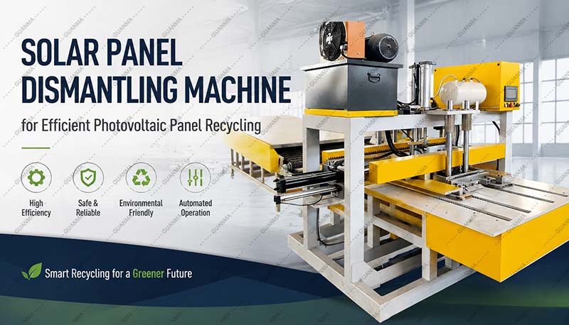 Solar Panel Dismantling Machine for Efficient Photovoltaic Panel Recycling