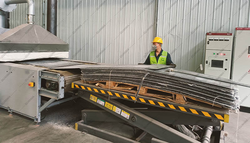 1000kg h Solar Module Pyrolysis Line in Australia