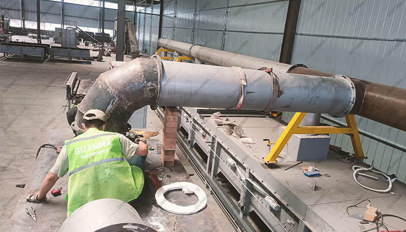 Solar Module Pyrolysis Line Installation Site