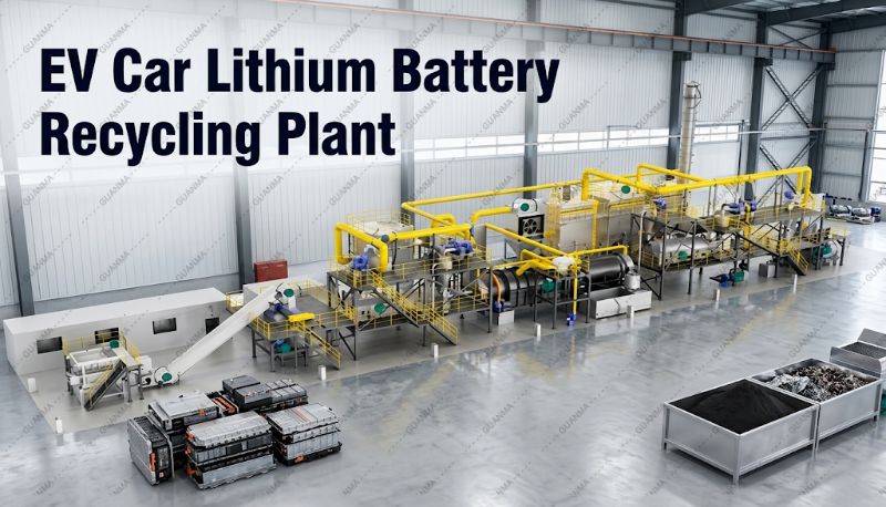 EV Car Lithium Battery Recycling Plant