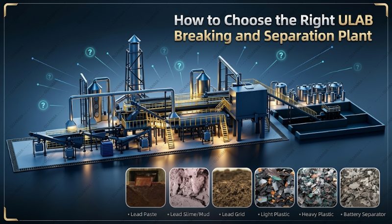 How to Choose the Right ULAB Breaking and Separation Plant