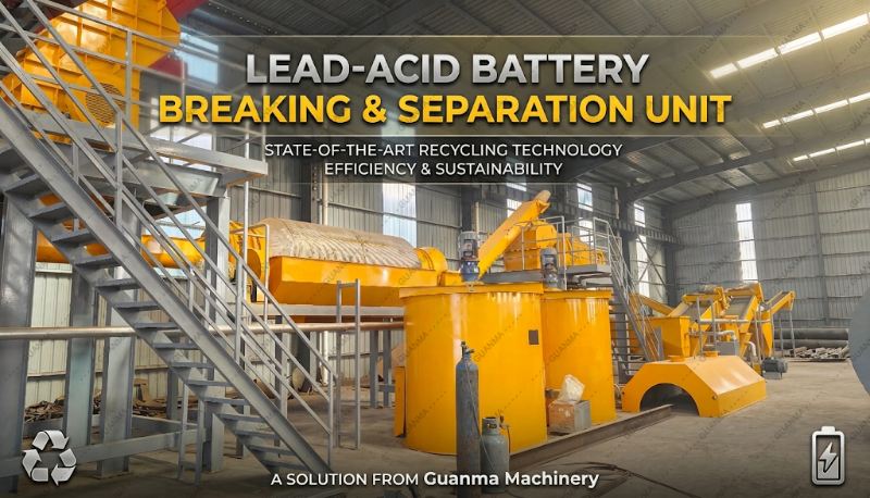 Lead-Acid Battery Breaking and Separation Unit
